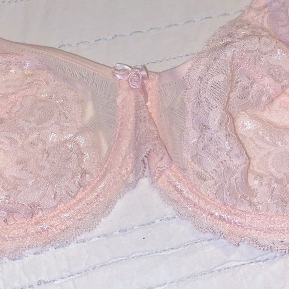 Deesse blush pink bra no padding with underwire - Picture 6 of 7